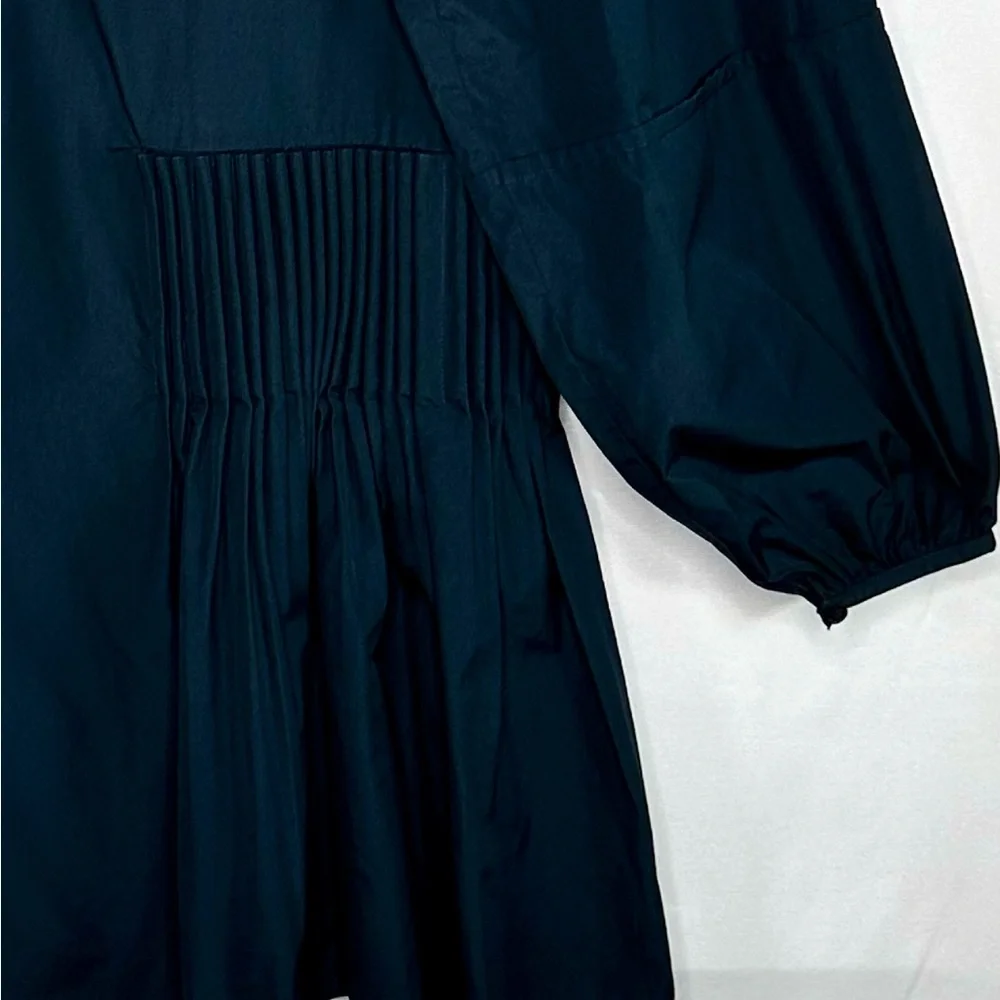 Kenzo Tunic Dress‎ Balloon Sleeves Button Cuffs Pin Tuck on Shoulders Goth Sz 35